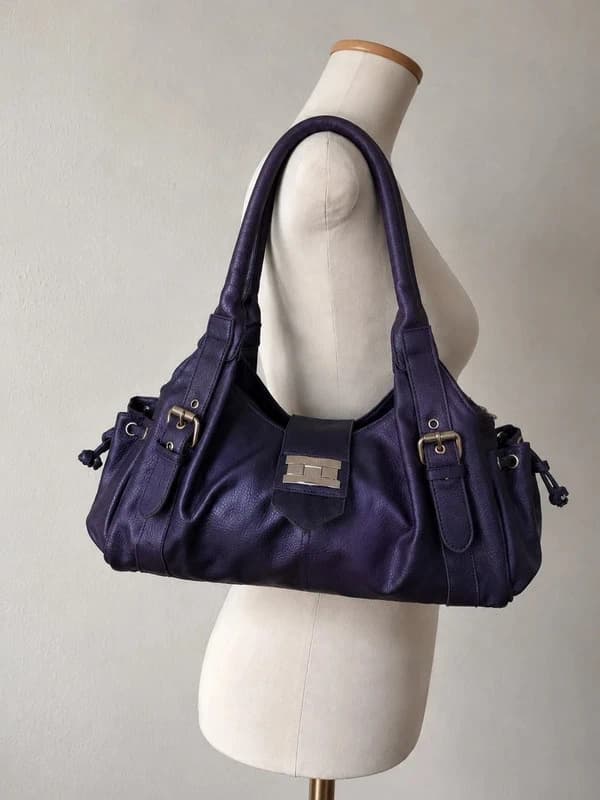 [IT] Vintage Y2K Purple Baguette Handbag