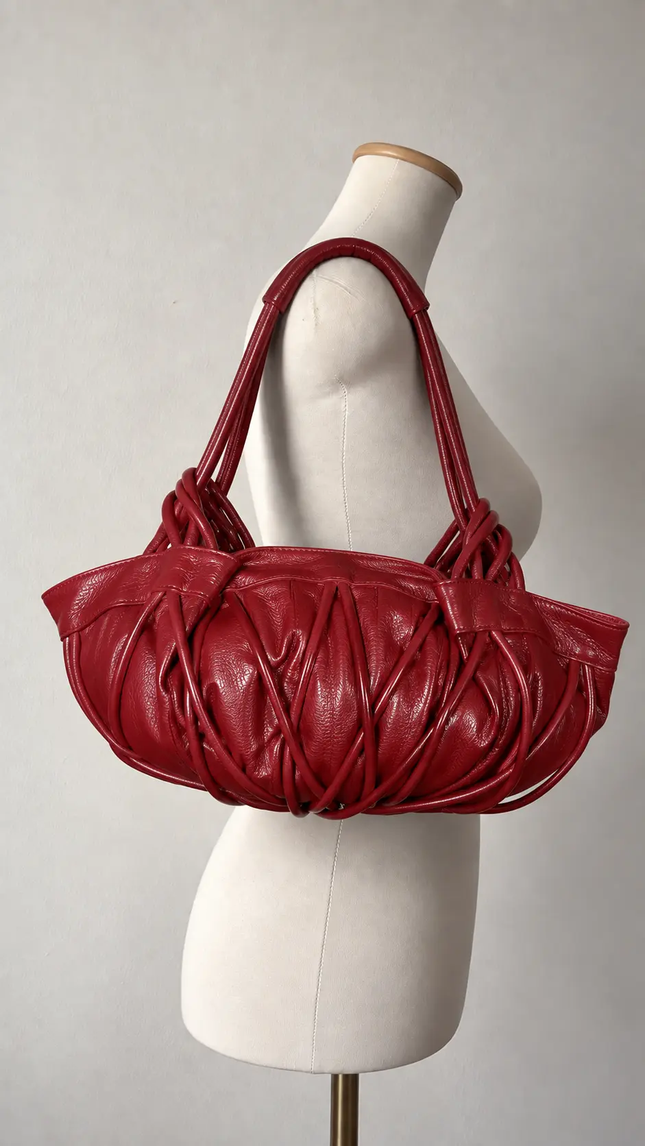 Vintage Y2K Rare Red Oversized Large Handbag